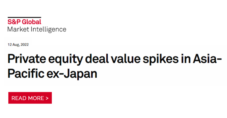 Private equity deal value spikes in Asia-Pacific ex-Japan