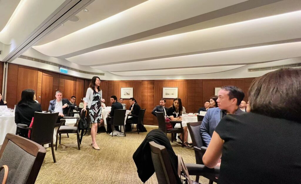 Susie Xiao introduced Quantium at HKVCA Members' Breakfast 2022